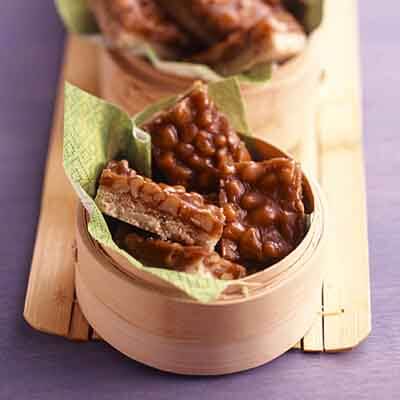 Caramel Praline Walnut Bars Image 