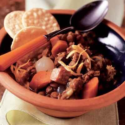 Ham, Vegetable & Lentil Stew Image 