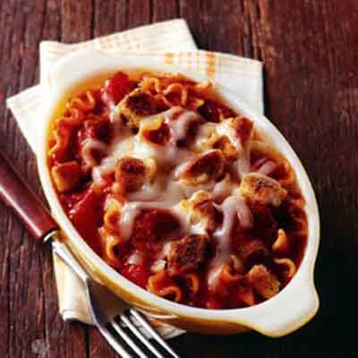 Mini Lasagna Meatball Casseroles Image 