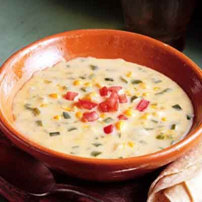 Cheese-Corn Chowder With Chile Peppers Image 