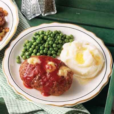 Cheese-Filled Italian Meat Loaves Image 