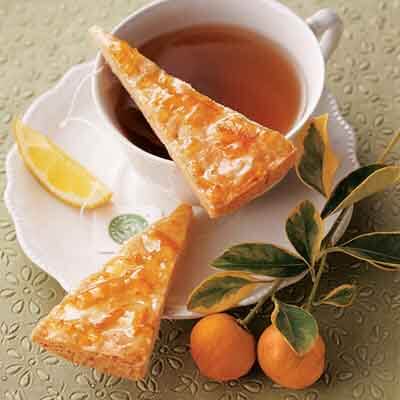 Orange Cardamom Shortbread Wedges Image