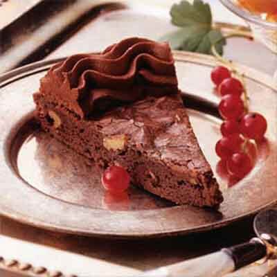 Truffle Topped Brownie Tart Image 