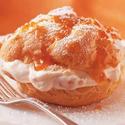 Apricot Cream Puffs Image 