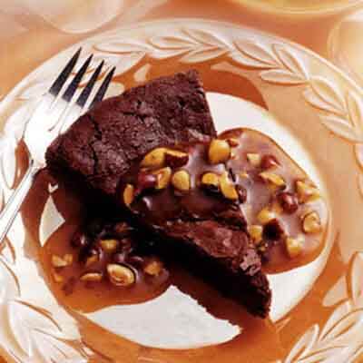 Chocolate Torte With Hazelnut Sauce Image 