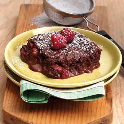 Chocolate Raspberry Pudding Cake Recipe