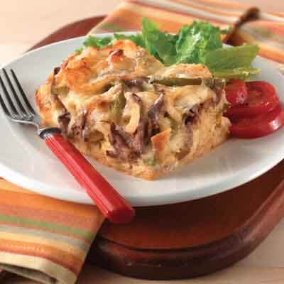 Philly Cheese Steak Strata Image 