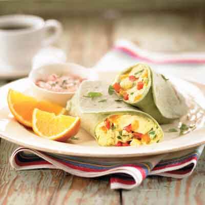 Breakfast Scramble Wraps Image 