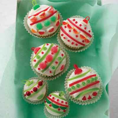 Cupcake Christmas Ornaments Christmas Ornament Cupcakes Recipe Land O Lakes