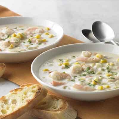 Shrimp Corn Chile Chowder Recipe Land O Lakes