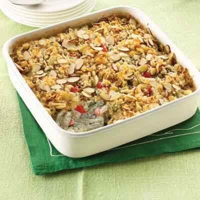 Crunchy Green Bean & Red Pepper Casserole Image 