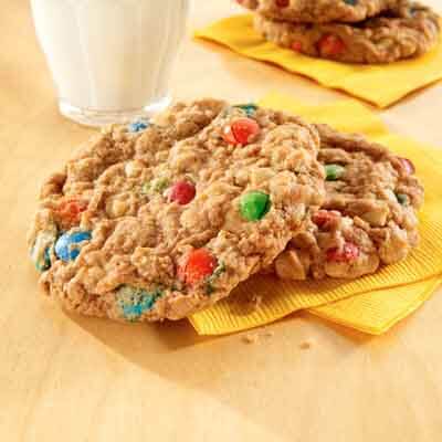 Candy & Peanut Oatmeal Cookies Recipe