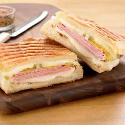 Cuban Inspired Pressed Cheese Sandwich Recipe Land O Lakes
