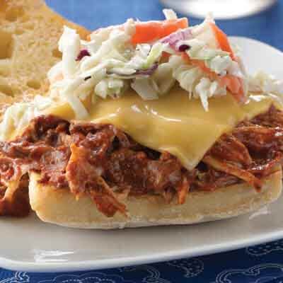 Slow Cooker Barbecue Turkey Sandwiches Image 