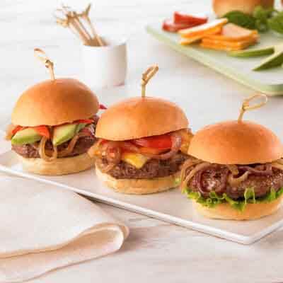 Caramelized Onion Butter Burgers Recipe Land O Lakes