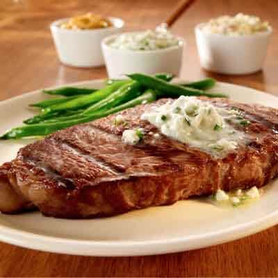 Steak with Savory Butters Image 