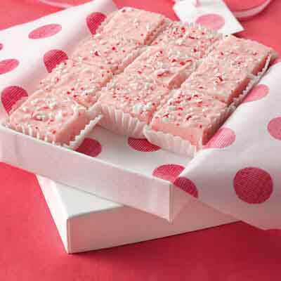 Pink Peppermint Fudge Image 