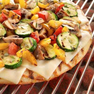 Grilled Vegetable Pizza Image