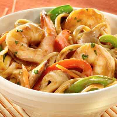 Teriyaki Shrimp Lo Mein Image 