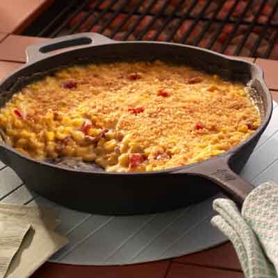 Cheesy Grilled Scalloped Corn Image 
