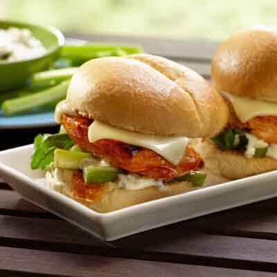 Grilled Buffalo Chicken Sliders Image