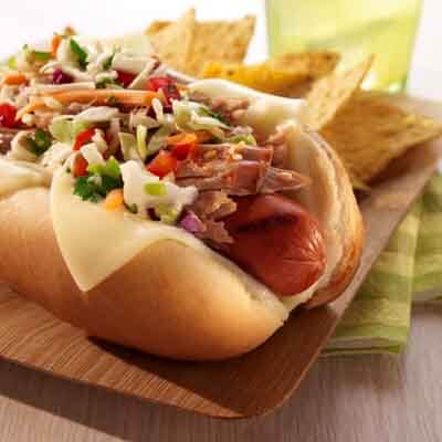 Asian BBQ Hot Dog Image 