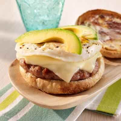 Sausage, Egg & Cheese Breakfast Sandwich Image 