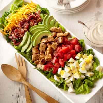 Lemon Pepper Cobb Salad Recipe Land O Lakes