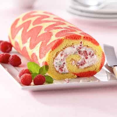 Raspberry Mint Roulade Image