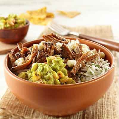 Rice Bowl With Grilled Corn Guacamole Image 