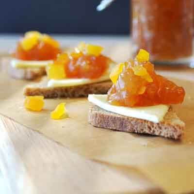 Open Faced Savory Jam Sandwiches Image 