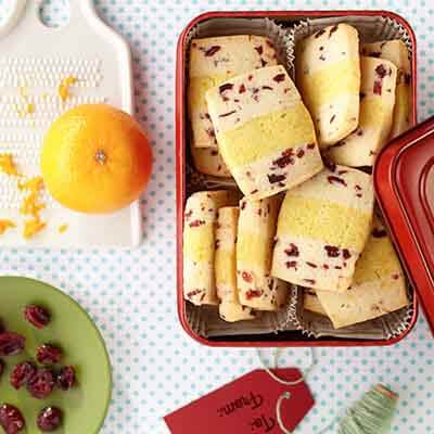 Cranberry Orange Layered Cookies Image 