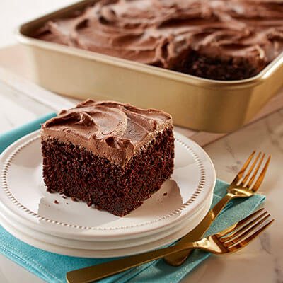 Chocolate Cake With Chocolate Buttercream Frosting Recipe Land O Lakes