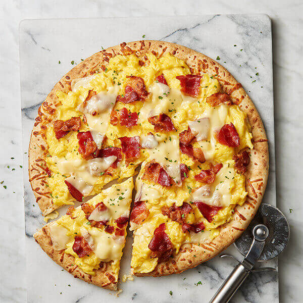 Breakfast Pizza With Bacon N Egg Recipe Land O Lakes