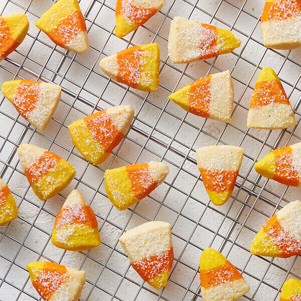 Sparkling Candy Corn Cookies (Gluten-Free Recipe) Image 