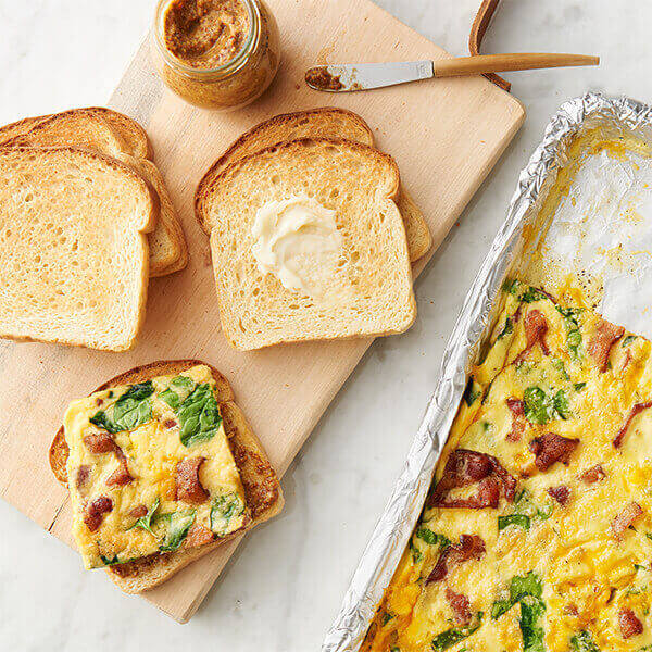 Eggs Recipe Sheet Pan Eggs For Sandwiches Baked Eggs For