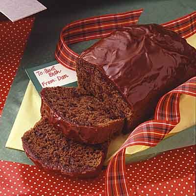 Glazed Triple Chocolate Bread (Gluten-Free Recipe) Image 