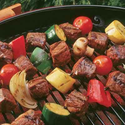 Pepper Garlic Beef Kabobs Image 