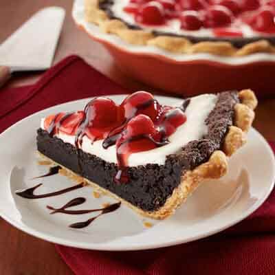 Cherry Sour Cream Fudge Pie Image 