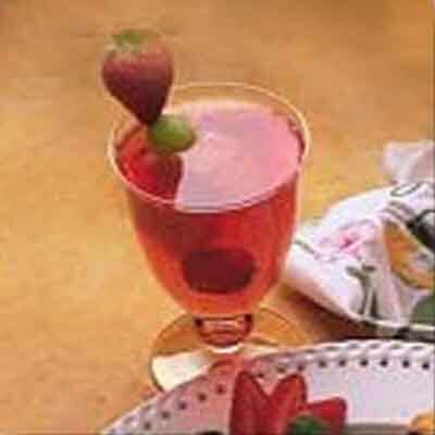 Sparkling Juice With Fruit Kabobs Image 