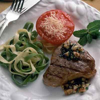Mint Pesto Lamb Chops Recipe | Land O’Lakes