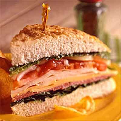 Focaccia Hero Sandwich Image 