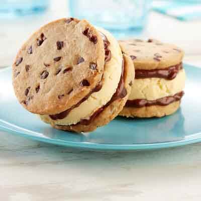 Candy Bar Ice Cream Cookie Sandwiches Image 