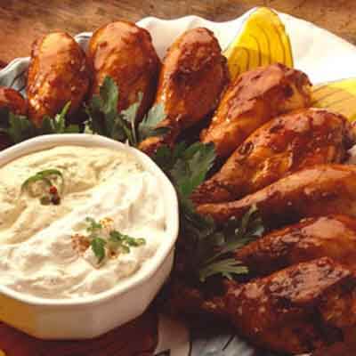 Grilled Drumsticks With Zesty Dippers Image 