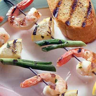 Cilantro Garlic Shrimp Kabobs Image 