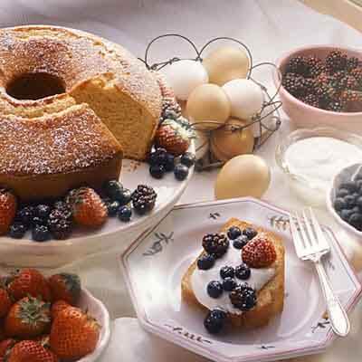 Cornmeal Berry Cake Recipe