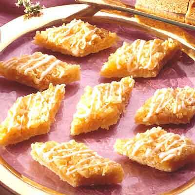 Glazed Pina Colada Bars Image 