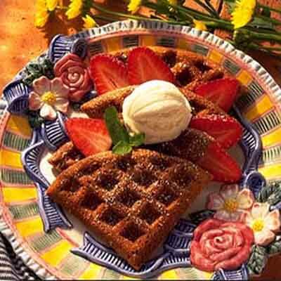 Chocolate Sour Cream Waffles Image 