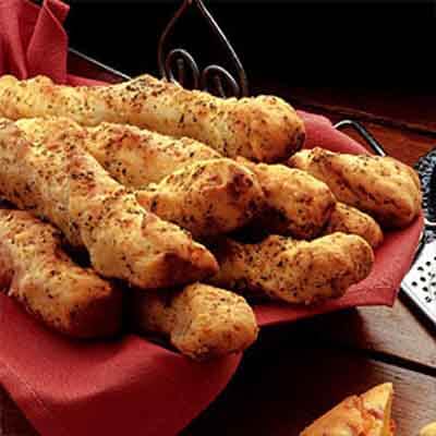 Cheesy Italian Batter Breadsticks Image 