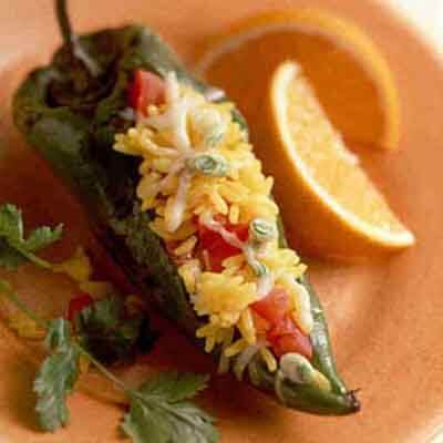 Stuffed Chiles With Yellow Rice Image 
